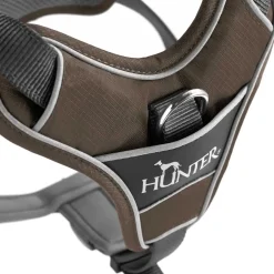 Hunter Divo hundesele L-XL brun/grå just mave 79-107 cm - Ekstra stabil støtte og komfort