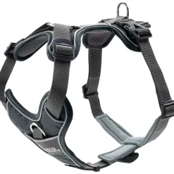 Hunter Divo hundesele L-XL grå/grå just mave 79-107 cm - Stabil kontrol og komfort