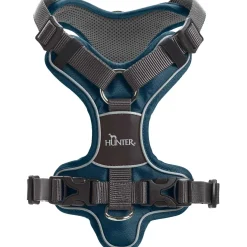 Hunter Divo hundesele M petrol/grå just. mave 56-73 cm - Stabil bevægelse og ergonomisk komfort