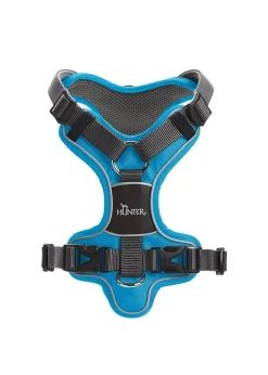 Hunter Divo hundesele S-M lyseblå/grå just mave 52-68 cm - Fleksibel støtte og komfort