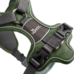 Hunter Divo Up hundesele S-M grøn/grå just mave 52-68 cm - Stabil komfort i hverdagen