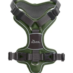 Hunter Divo Up hundesele S-M grøn/grå just mave 52-68 cm - Stabil komfort i hverdagen