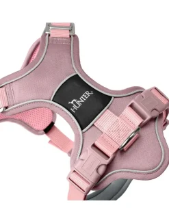 Hunter Divo Up hundesele S-M lyserød just mave 52-56 cm - Fleksibel pasform og rolig bevægelse