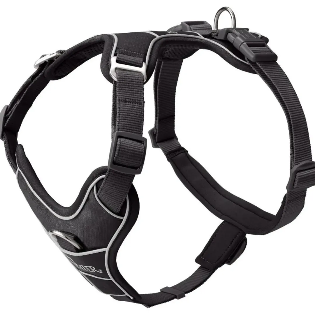 Hunter Divo Up hundesele S sort just mave 45-56 cm - Stabil pasform og rolig kontrol