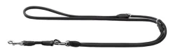 Hunter Elg Rundsyet Hundeline 10 mm Sort