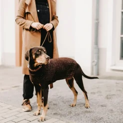 Hunter Finja pullover strik mørkebrun str. 55