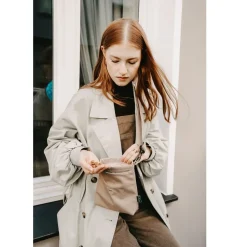 Hunter Godbidstaske Alva med skulderrem Beige