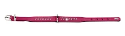 Hunter Halsbånd Diamond Petit 42 Pink - 35-39 cm
