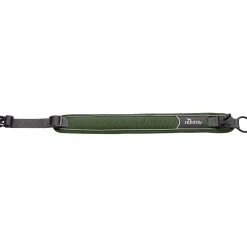 Hunter Halsbånd Divo XL Grøn/Grå - justerbart hundehalsbånd (55-65 cm, B 5,5 cm)