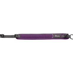 Hunter Halsbånd Divo XL Violet/Grå - justerbart hundehalsbånd (55-65 cm, B 5,5 cm)