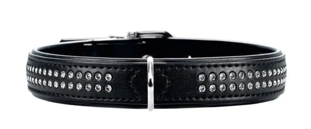 Hunter Halsbånd 40 Modern Art Deluxe Sort - 29-35 cm
