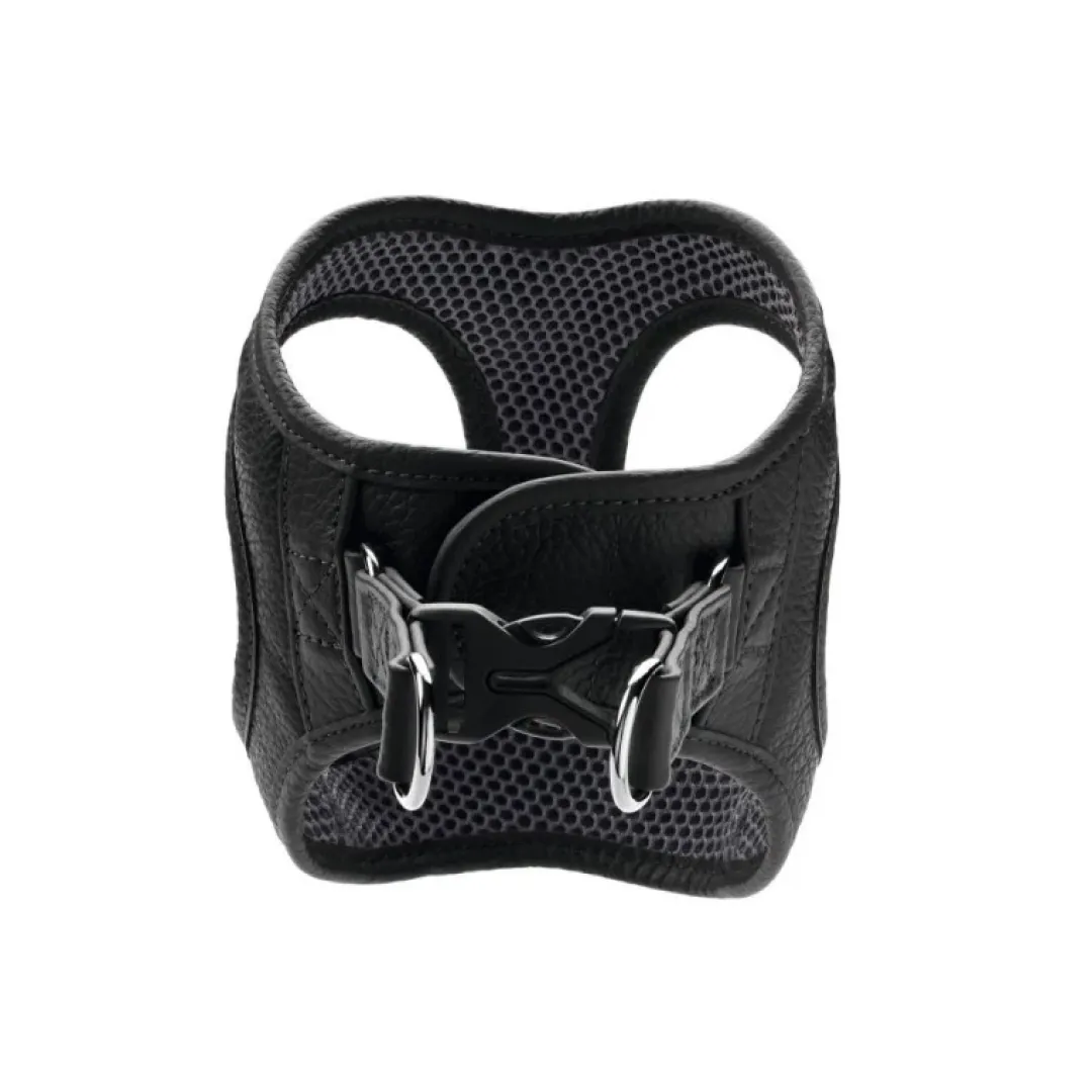 Hunter Hilo læder hundesele sort XS - hals 33-37 cm