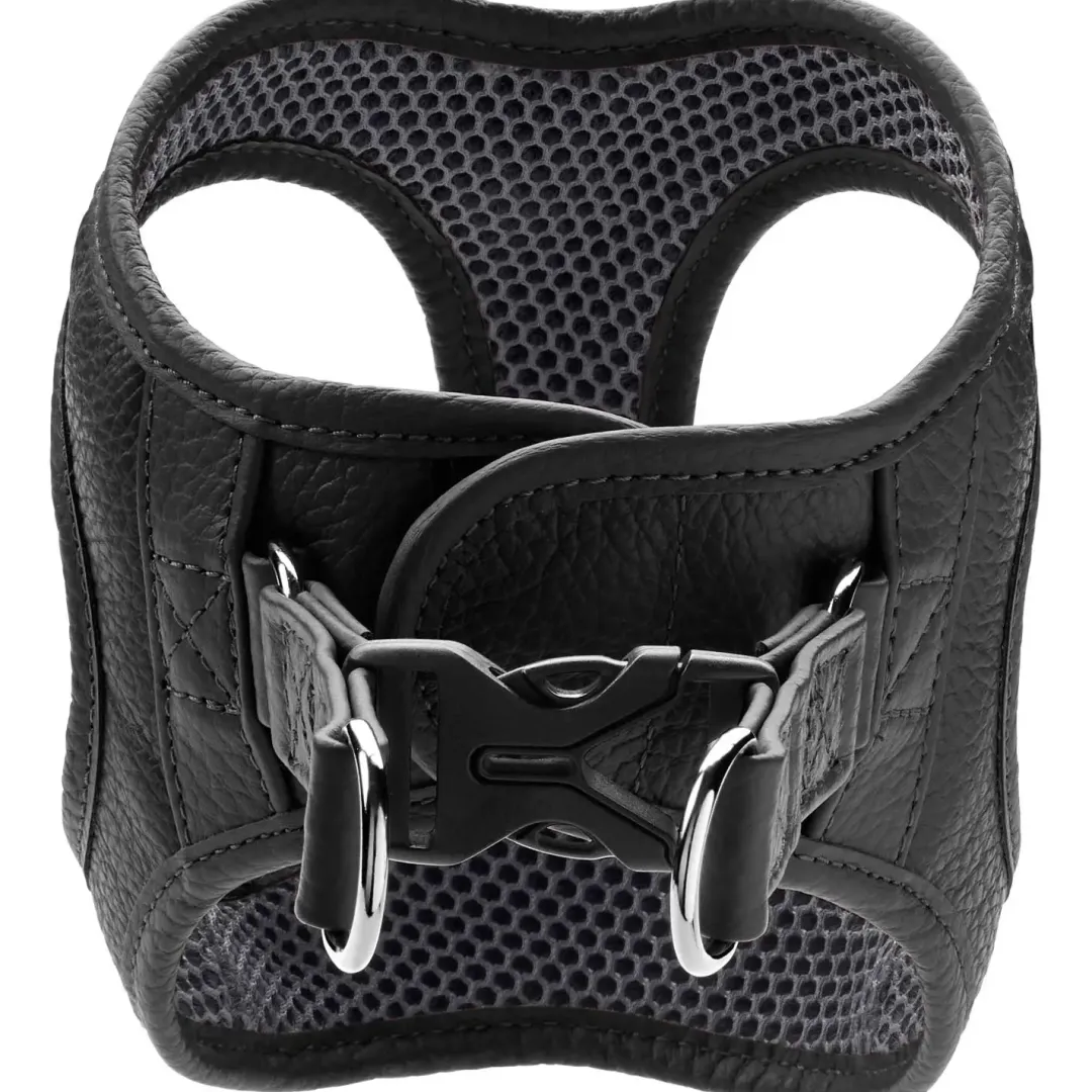 Hunter Hilo læder hundesele XS brun hals 33-37 cm - let og blød pasform