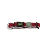 Hunter hunde halsbånd Hilo Rød L-XL - justerbart hundehalsbånd (40-60 cm, B 3,2 cm)