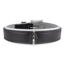 Hunter Hundehalsbånd læder Canada Elg Grå 35 - 24-30 cm