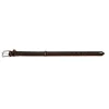 Hunter Hundehalsbånd læder Canada Elg Str.30 Sort/Cognac - 21-25 cm