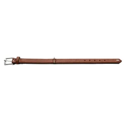 Hunter Hundehalsbånd læder Canada Elg Str.50 Cognac/Sort - 37-43 cm