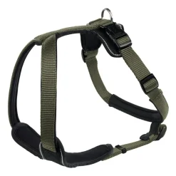 Hunter hundesele Neopren Oliven S længde 45-57 cm 1,5 cm - blød og stabil komfort