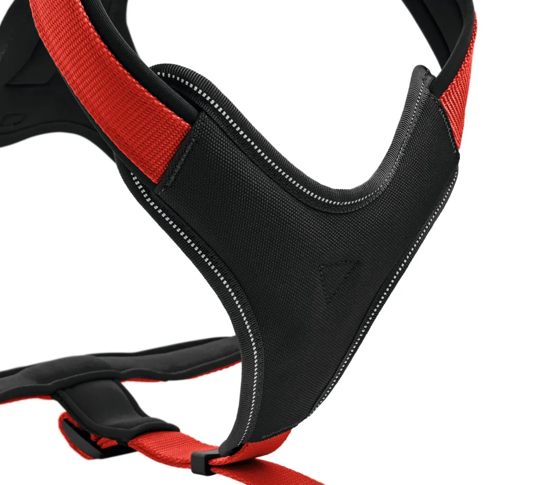 Hunter hundesele Neopren Rød XL længde 73-94 cm 2,5 cm - blød og stabil komfort