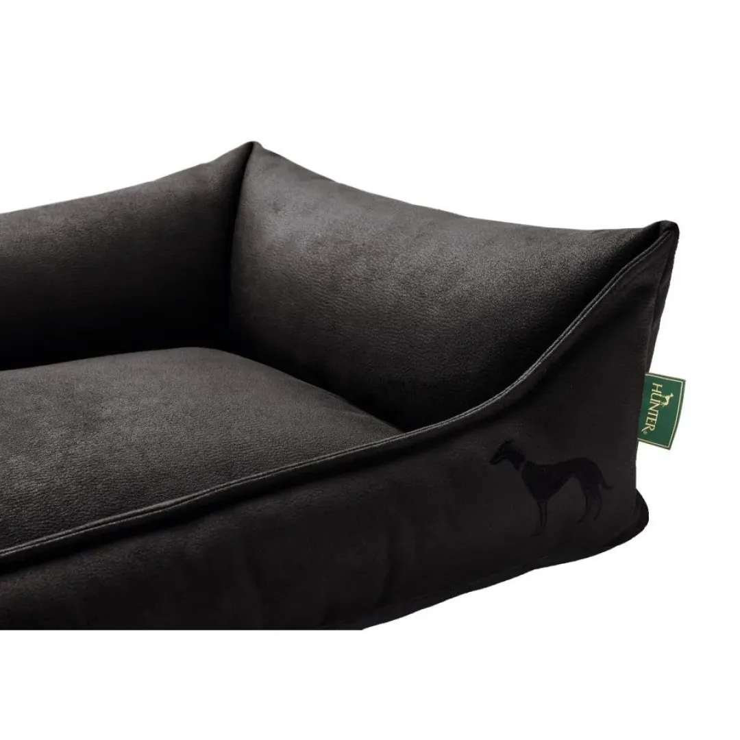 Hunter hundeseng Bologna Large 90 x 70 cm Sort
