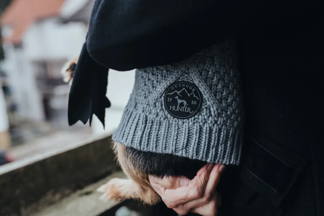 Hunter Malmø pullover strik grå str. 30