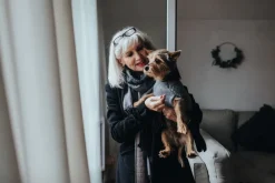 Hunter Malmø pullover strik grå str. 40