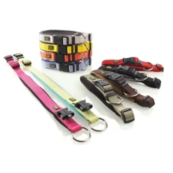 Hunter Neopren Plus hundehalsbånd oliven/sort 40 cm - 35-40 cm indstilling