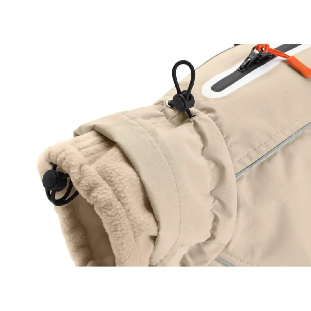 Hunter Nordby hundefrakke str 45 creme