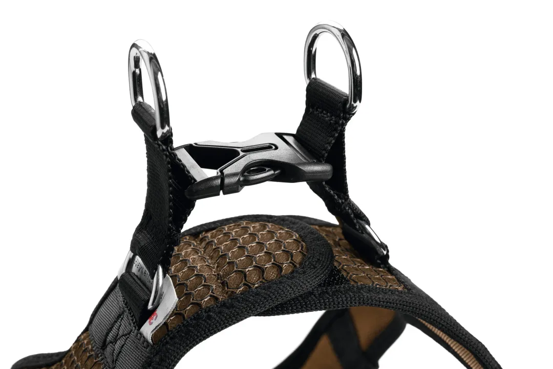 Hunter NY Hilo Comfort hundesele S brun mave/bryst 46-52 cm - Let komfort og stabil pasform