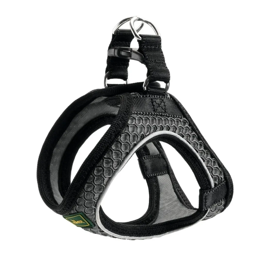 Hunter NY Hilo Comfort hundesele XS antracitgrå just mave 33-36 cm - Let og behagelig pasform
