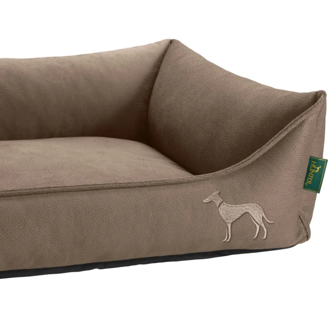 Hunter Ortho Merida hundeseng L 90x70 cm Taupe