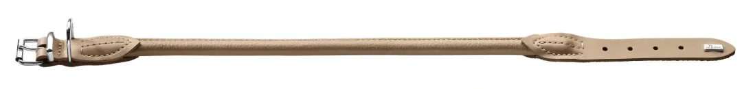 Hunter Rundsyet Elg halsbånd str. 50 Beige - justering 41-46 cm skånsom komfort