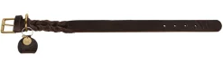 Hunter Sansibar Solid 55 Hundehalsbånd i læder - 43-49 cm