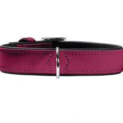Hunter Softie hundehalsbånd 55 cm hindbær - 42-50 cm indstilling