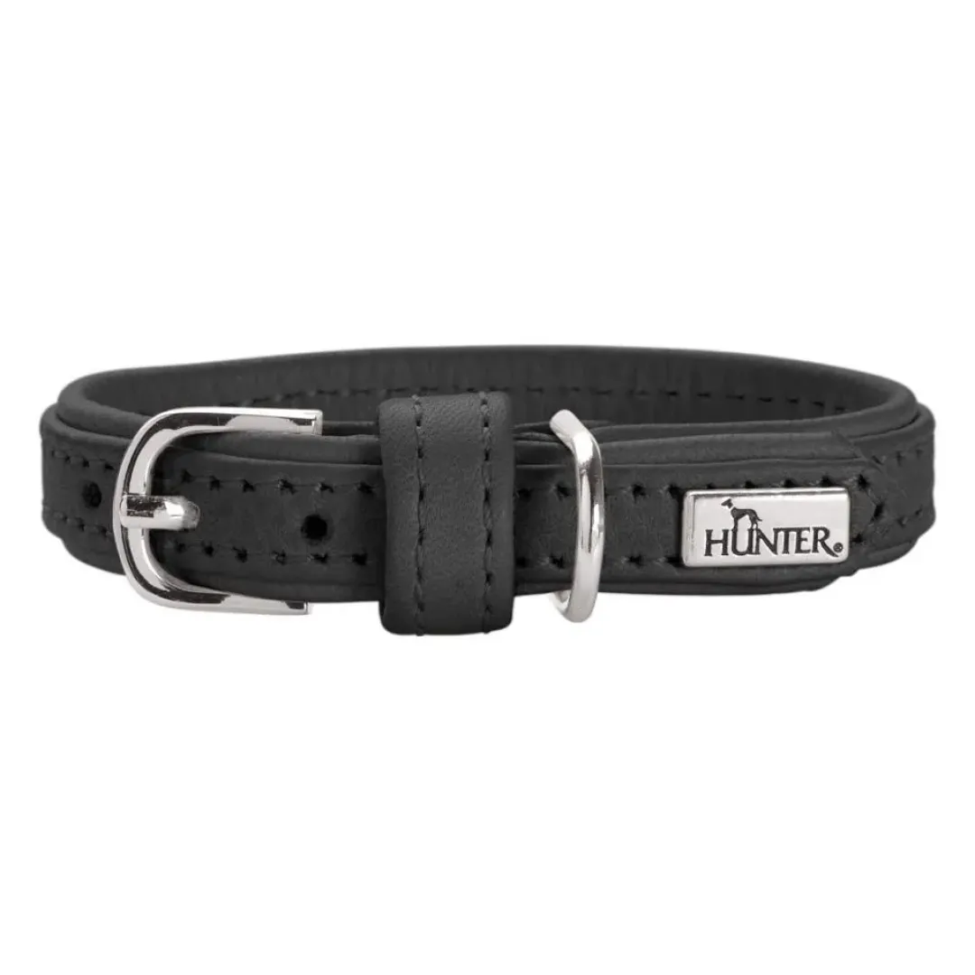 Hunter Soho Mini Hundehalsbånd Sort 14-18 cm