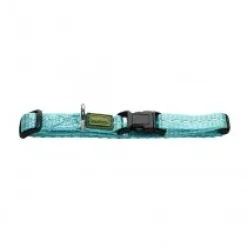 Hunter Tripoli Vario Basic Hundehalsbånd M Lyseblå 30-45 cm - Let og justerbart hundehalsbånd