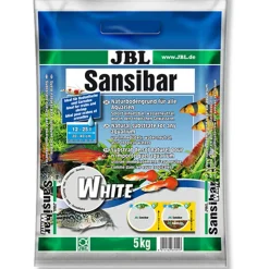 JBL Sansibar Hvid 5 kg Akvariegrus