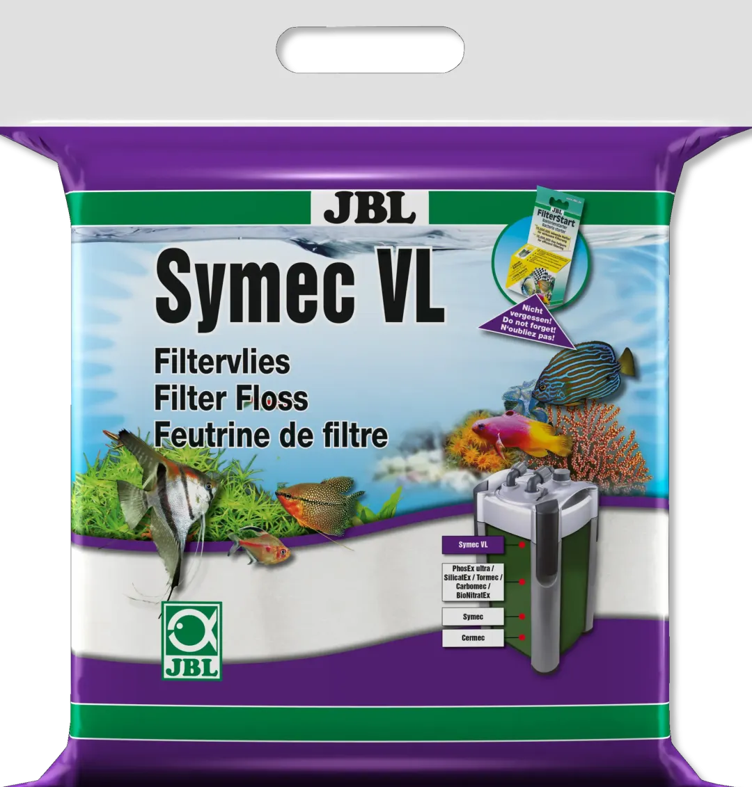 JBL Symec VL filtermåtte 80 x 25 x 3 cm