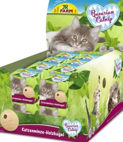 JR Farm JR Cat Bavarian Catnip Wooden Ball Ø 5cm
