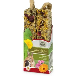 JR Farm ys Gnaverstænger Grainless Morgenfrue og Katost 140 g