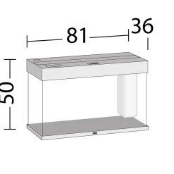 Juwel Akvarium Rio 125 Grå