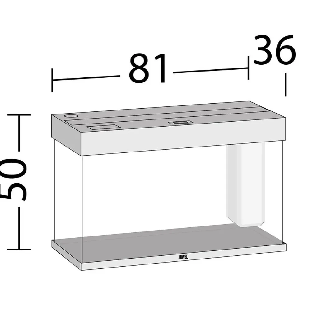 Juwel Akvarium Rio 125 Grå