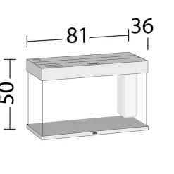 Juwel Akvarium Rio 125 Hvid