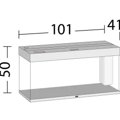 Juwel Akvarium Rio 180 L Eg 101x41x50 cm