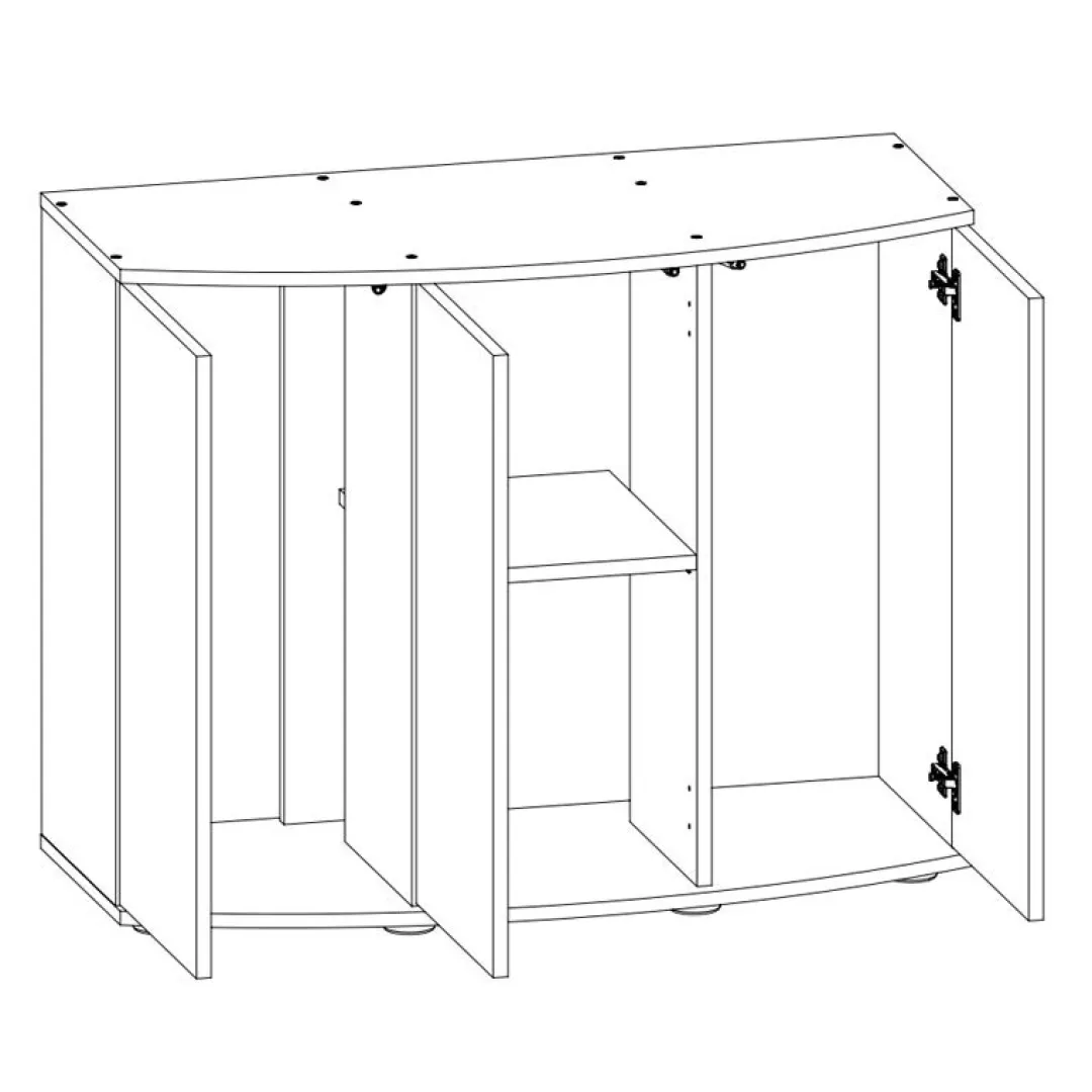 Juwel Akvarium Juwel Akv. Bord/skab Sbx 260 121x46x80 cm Vision 260 Liter Eg