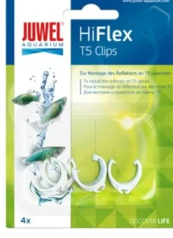 Juwel Akvarium Juwel Reflektorclips HiFlex 4 stk. T5 i plast 16 mm