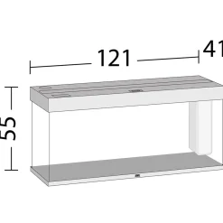 Juwel Akvarium Juwel Rio 240 L Eg 121x41x55 cm