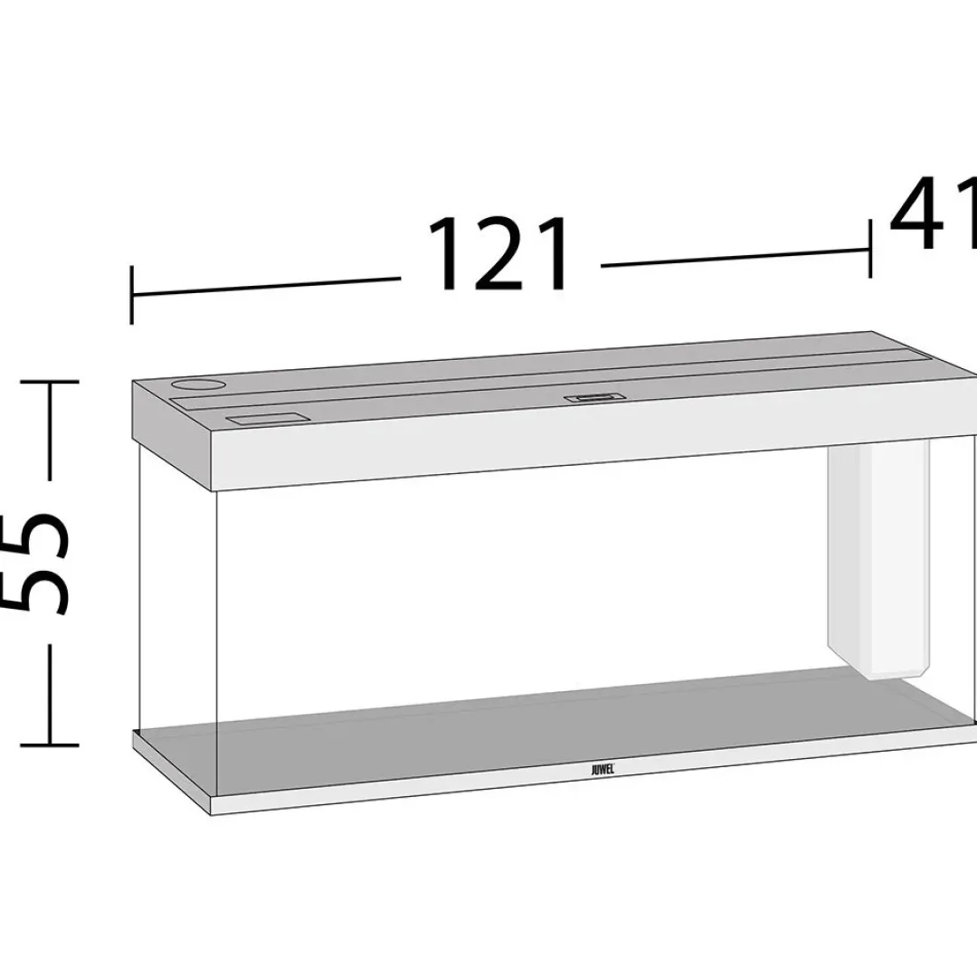 Juwel Akvarium Juwel Rio 240 L Eg 121x41x55 cm