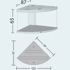 Juwel Akvarium Juwel Trigon 350 LED Eg Aquarium