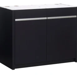 Akvastabil Kabinet 360 L 130x50x79 cm til MOVE i Sort